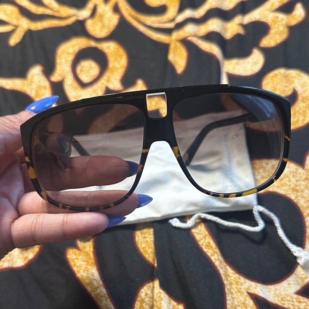 Authentic tortoiseshell Mark Jacobs aviator Sunglasses